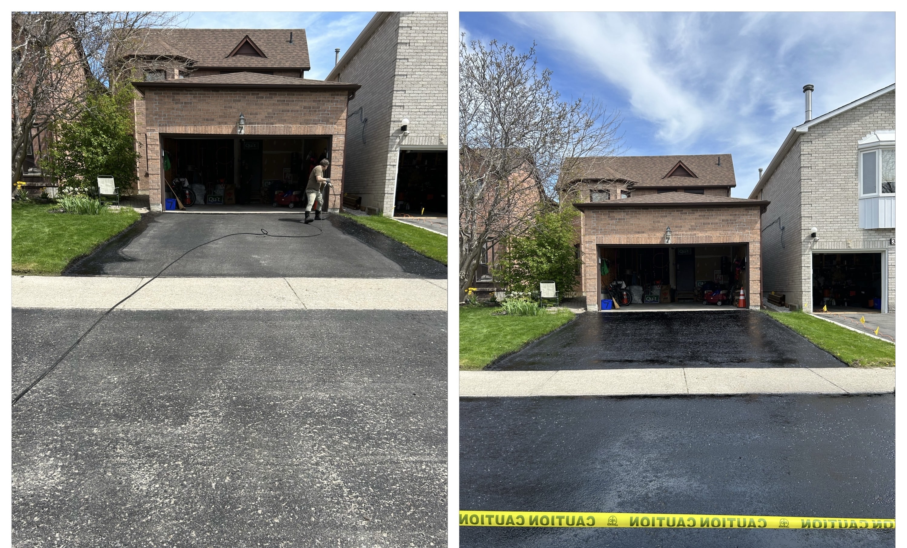 High-quality driveway sealing